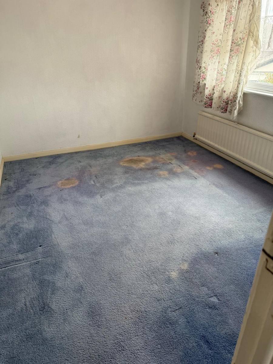 Cleared room after clearance
